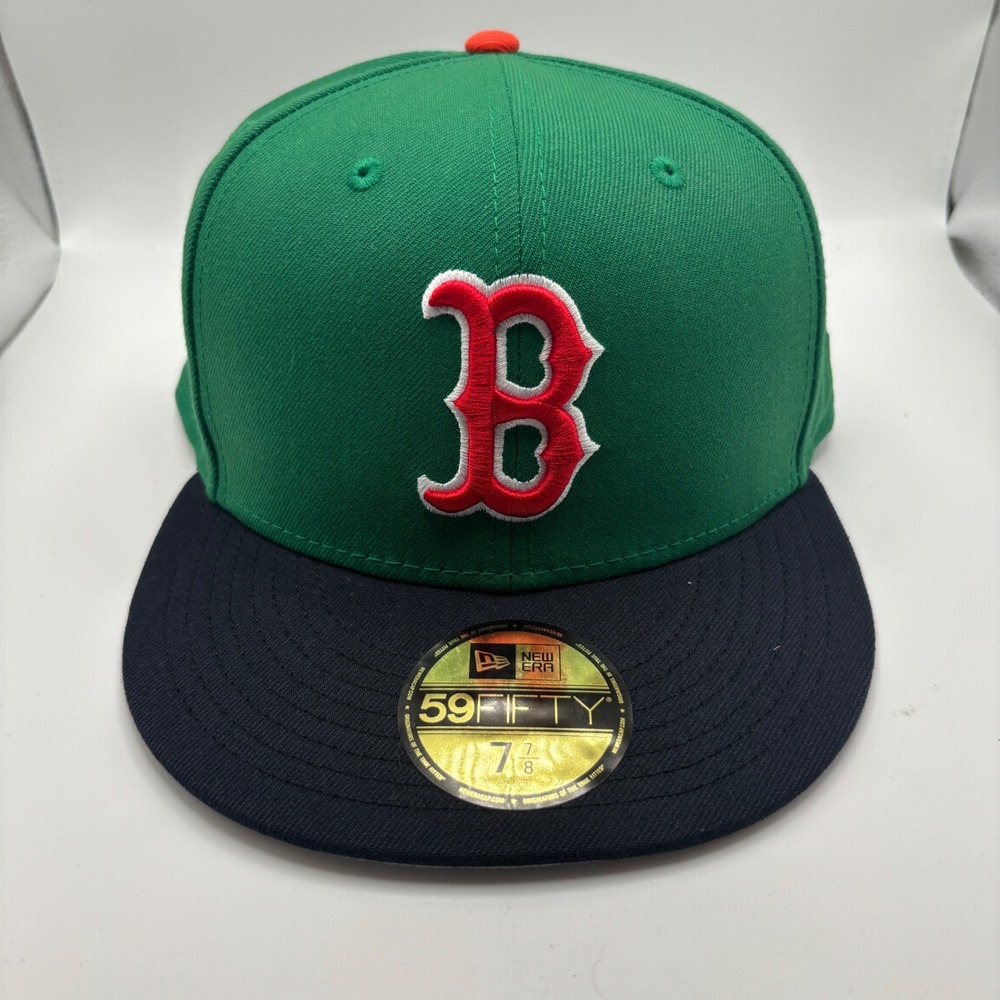New Era Green Boston Red Sox Fenway Park Patch "Wally" Size 7 7/8 NWT - Picture 3 of 5